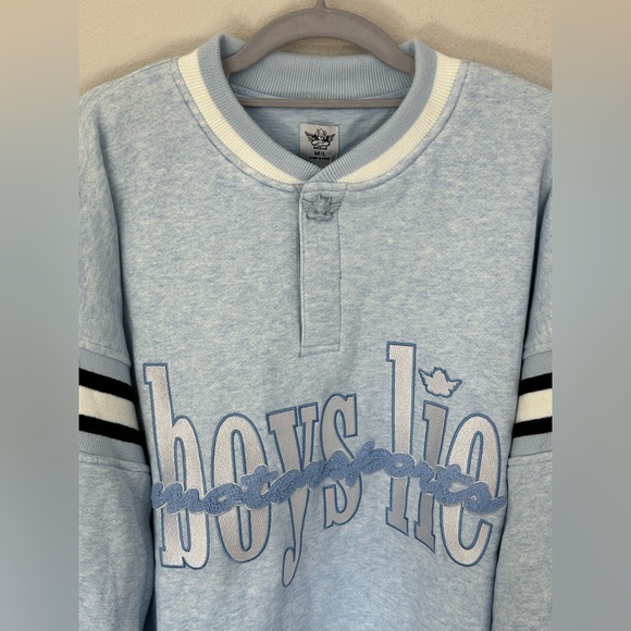 BOYS LIE Blue Motorsports Jordan Crewneck - Picture 6 of 13